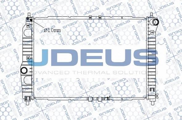 Jdeus M-0560080 - Радіатор, охолодження двигуна autozip.com.ua