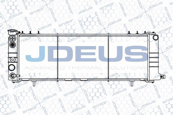 Jdeus M-057005A - Радіатор, охолодження двигуна autozip.com.ua
