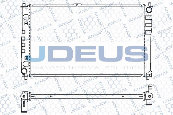 Jdeus M-0650030 - Радіатор, охолодження двигуна autozip.com.ua