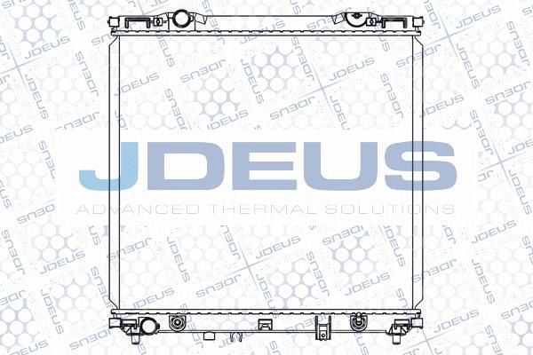 Jdeus M0650390 - Радіатор, охолодження двигуна autozip.com.ua