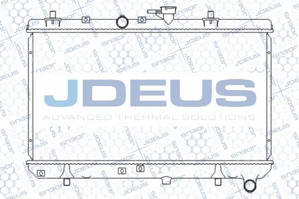 Jdeus M-065030A - Радіатор, охолодження двигуна autozip.com.ua