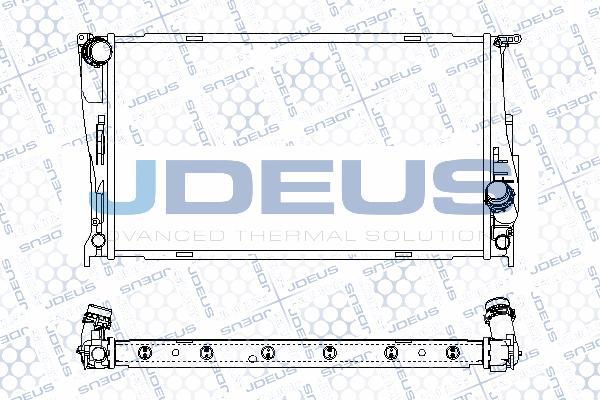 Jdeus M-0050840 - Радіатор, охолодження двигуна autozip.com.ua