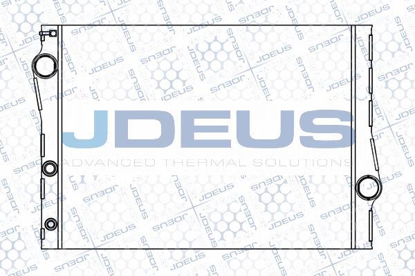 Jdeus M-0050860 - Радіатор, охолодження двигуна autozip.com.ua