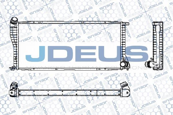 Jdeus M-0050740 - Радіатор, охолодження двигуна autozip.com.ua