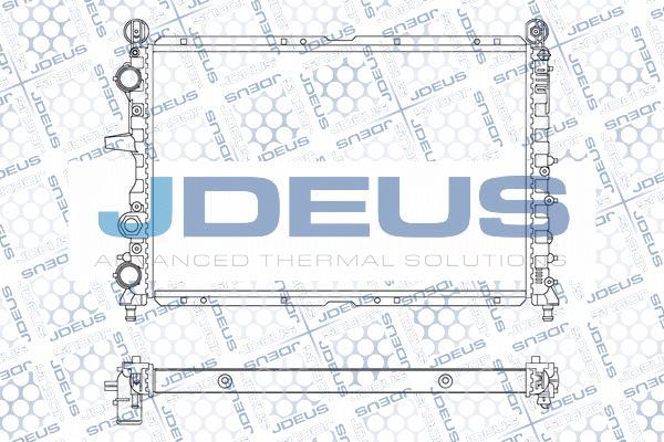 Jdeus M-0000090 - Радіатор, охолодження двигуна autozip.com.ua