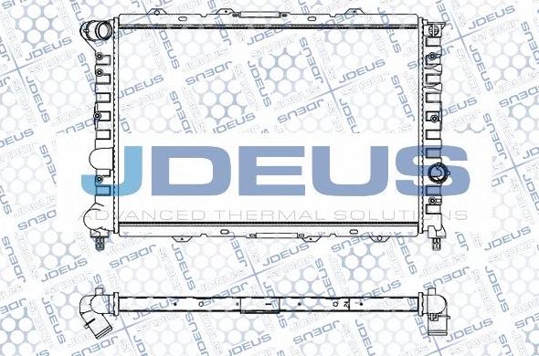 Jdeus M-0000010 - Радіатор, охолодження двигуна autozip.com.ua