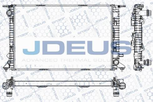Jdeus M-0010450 - Радіатор, охолодження двигуна autozip.com.ua