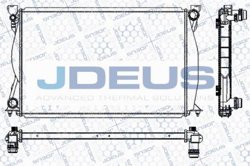 Jdeus M-0010410 - Радіатор, охолодження двигуна autozip.com.ua