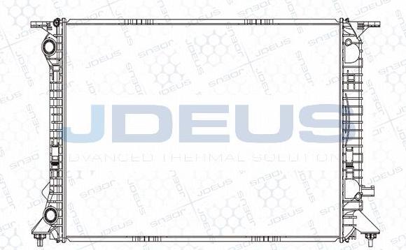 Jdeus M-0010430 - Радіатор, охолодження двигуна autozip.com.ua