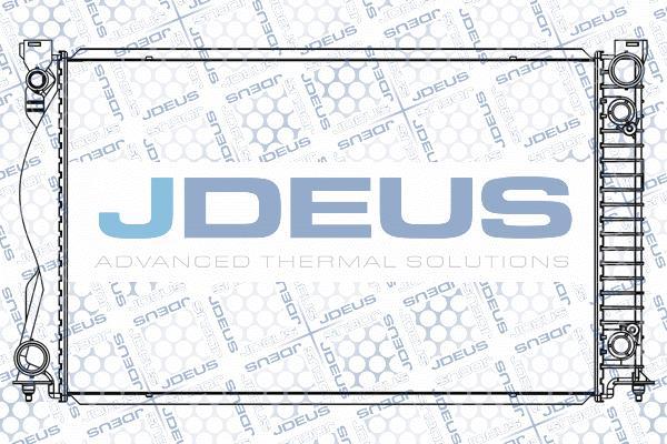 Jdeus M-0010420 - Радіатор, охолодження двигуна autozip.com.ua