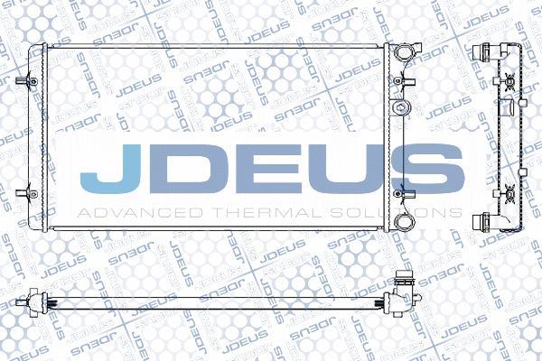 Jdeus M-0010190 - Радіатор, охолодження двигуна autozip.com.ua