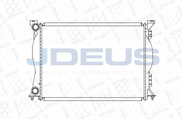 Jdeus M-0010390 - Радіатор, охолодження двигуна autozip.com.ua