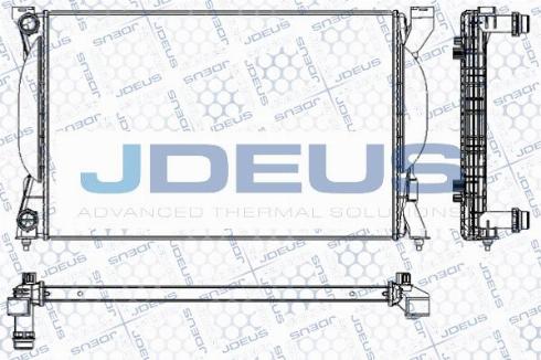 Jdeus M-0010240 - Радіатор, охолодження двигуна autozip.com.ua