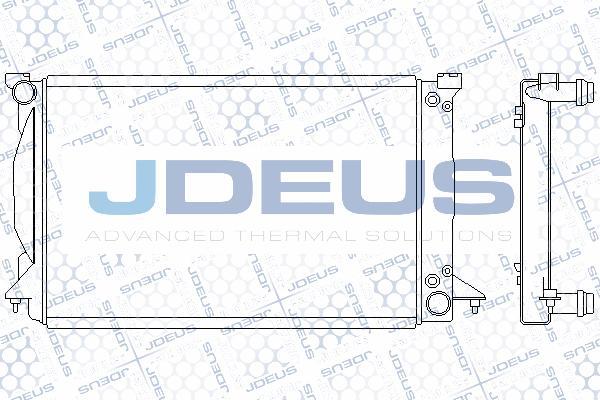 Jdeus M-0010210 - Радіатор, охолодження двигуна autozip.com.ua