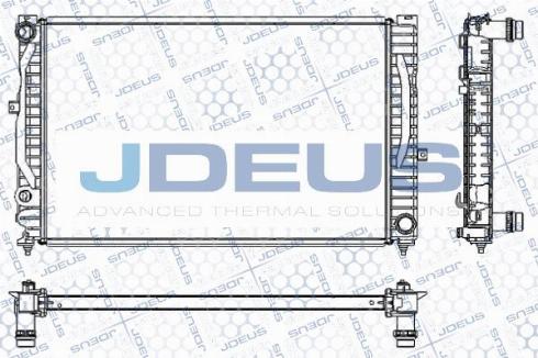 Jdeus M-0010230 - Радіатор, охолодження двигуна autozip.com.ua