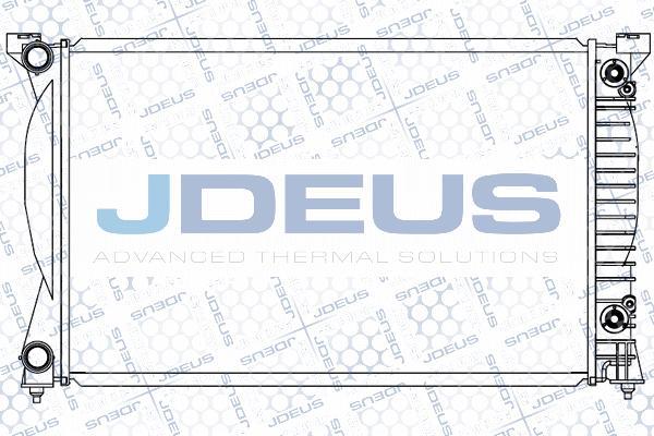 Jdeus M-0010700 - Радіатор, охолодження двигуна autozip.com.ua