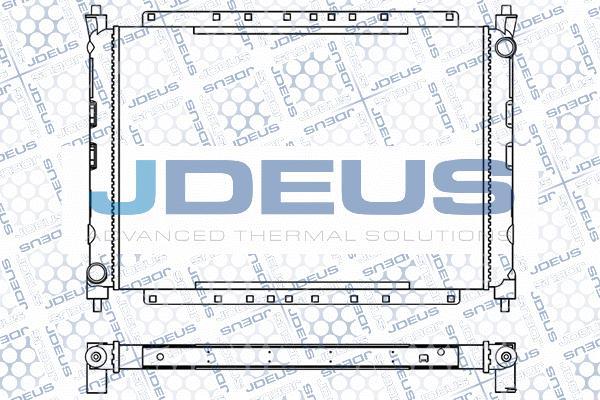 Jdeus M-0020271 - Радіатор, охолодження двигуна autozip.com.ua