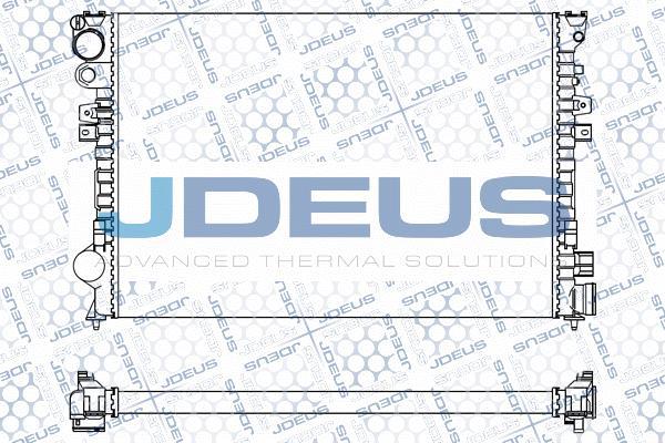 Jdeus M-0070250 - Радіатор, охолодження двигуна autozip.com.ua