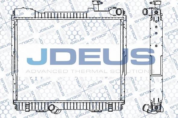 Jdeus M-0190900 - Радіатор, охолодження двигуна autozip.com.ua