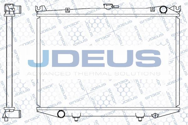 Jdeus M-0190160 - Радіатор, охолодження двигуна autozip.com.ua