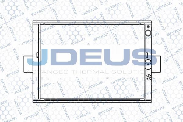 Jdeus M-0140030 - Радіатор, охолодження двигуна autozip.com.ua