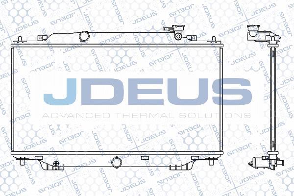 Jdeus M-0160060 - Радіатор, охолодження двигуна autozip.com.ua