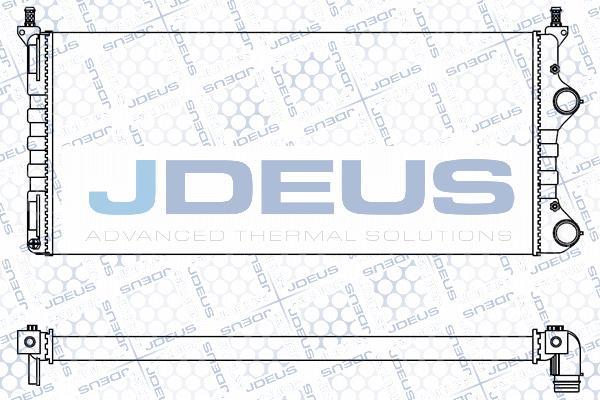 Jdeus M-0110931 - Радіатор, охолодження двигуна autozip.com.ua