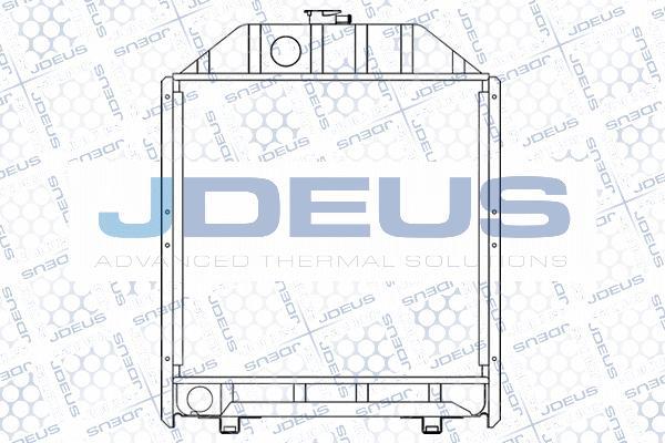 Jdeus M-0110010 - Радіатор, охолодження двигуна autozip.com.ua