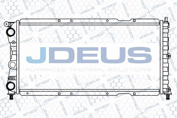 Jdeus M-011014A - Радіатор, охолодження двигуна autozip.com.ua