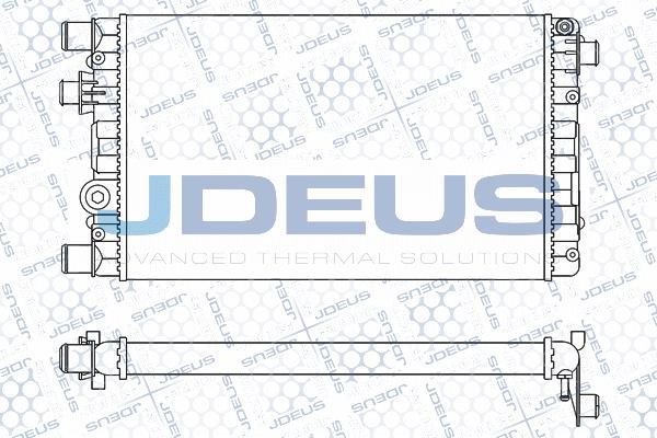 Jdeus M-0110870 - Радіатор, охолодження двигуна autozip.com.ua