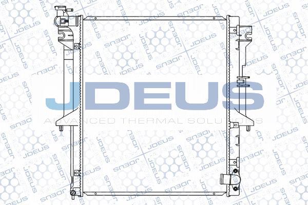 Jdeus M-0180450 - Радіатор, охолодження двигуна autozip.com.ua