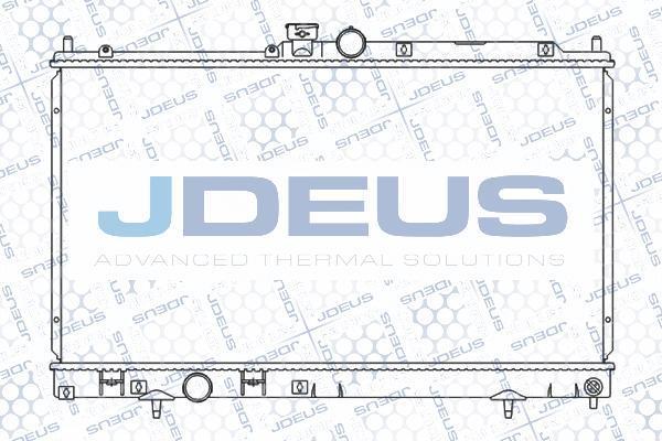 Jdeus M-018052A - Радіатор, охолодження двигуна autozip.com.ua