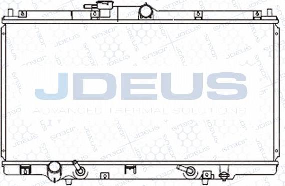 Jdeus M-0130530 - Радіатор, охолодження двигуна autozip.com.ua