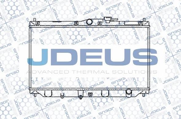 Jdeus M-0130190 - Радіатор, охолодження двигуна autozip.com.ua