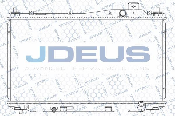 Jdeus M-0130240 - Радіатор, охолодження двигуна autozip.com.ua