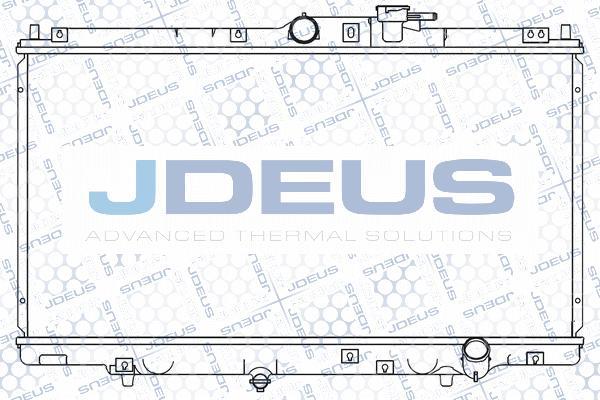 Jdeus M-0130200 - Радіатор, охолодження двигуна autozip.com.ua