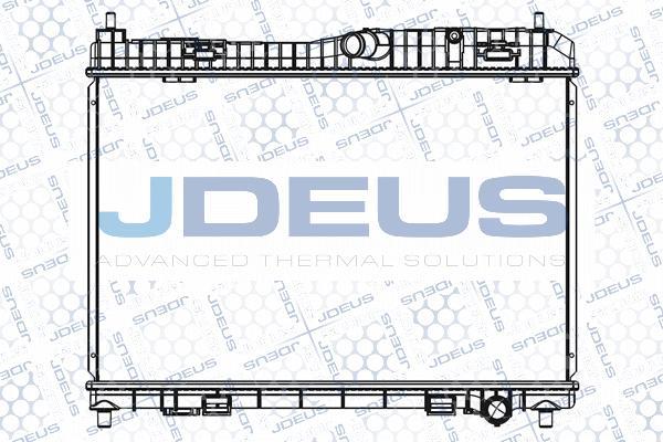 Jdeus M-0120440 - Радіатор, охолодження двигуна autozip.com.ua