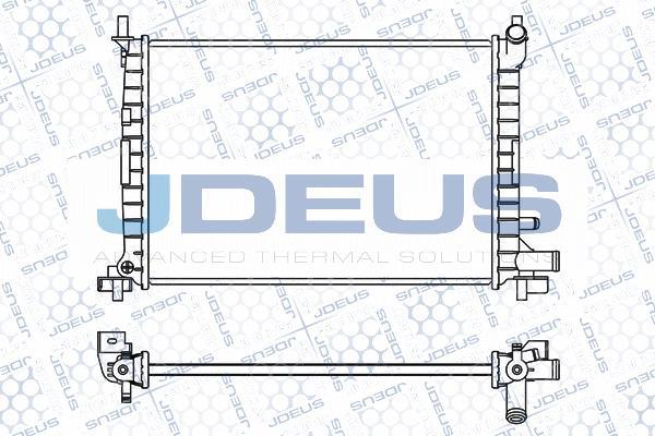 Jdeus M-0120460 - Радіатор, охолодження двигуна autozip.com.ua