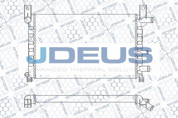 Jdeus M-0120620 - Радіатор, охолодження двигуна autozip.com.ua