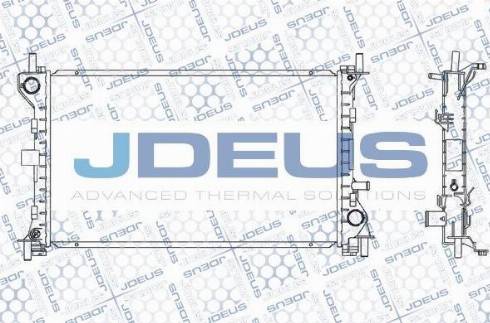Jdeus M-012089A - Радіатор, охолодження двигуна autozip.com.ua