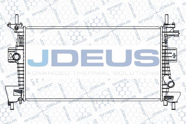 Jdeus M-0120380 - Радіатор, охолодження двигуна autozip.com.ua