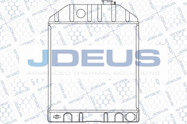 Jdeus M-0121260 - Радіатор, охолодження двигуна autozip.com.ua