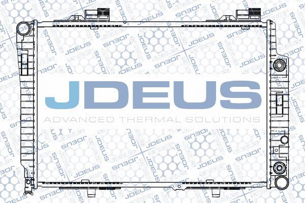 Jdeus M-0170350 - Радіатор, охолодження двигуна autozip.com.ua
