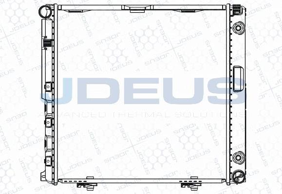 Jdeus M-0170230 - Радіатор, охолодження двигуна autozip.com.ua