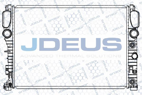 Jdeus M-0170720 - Радіатор, охолодження двигуна autozip.com.ua