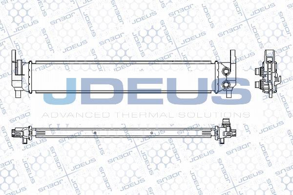 Jdeus M-030058X - Низькотемпературний охолоджувач, інтеркулер autozip.com.ua