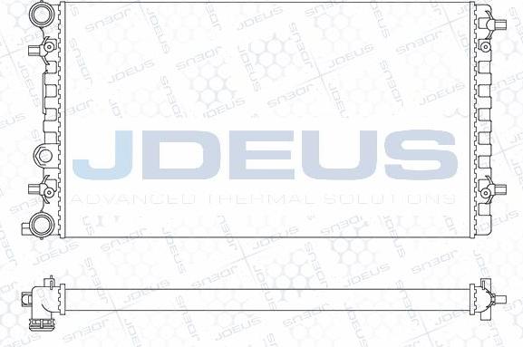 Jdeus M-030070A - Радіатор, охолодження двигуна autozip.com.ua