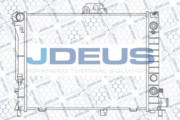 Jdeus M-0240100 - Радіатор, охолодження двигуна autozip.com.ua