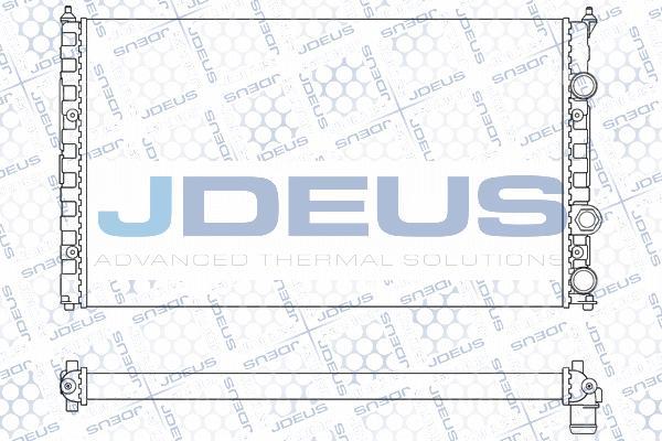 Jdeus M-0250040 - Радіатор, охолодження двигуна autozip.com.ua