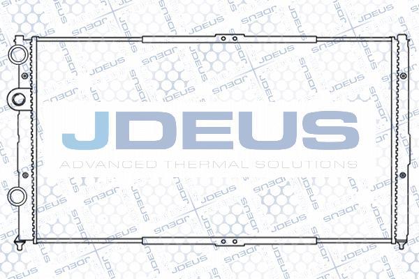 Jdeus M-0250070 - Радіатор, охолодження двигуна autozip.com.ua